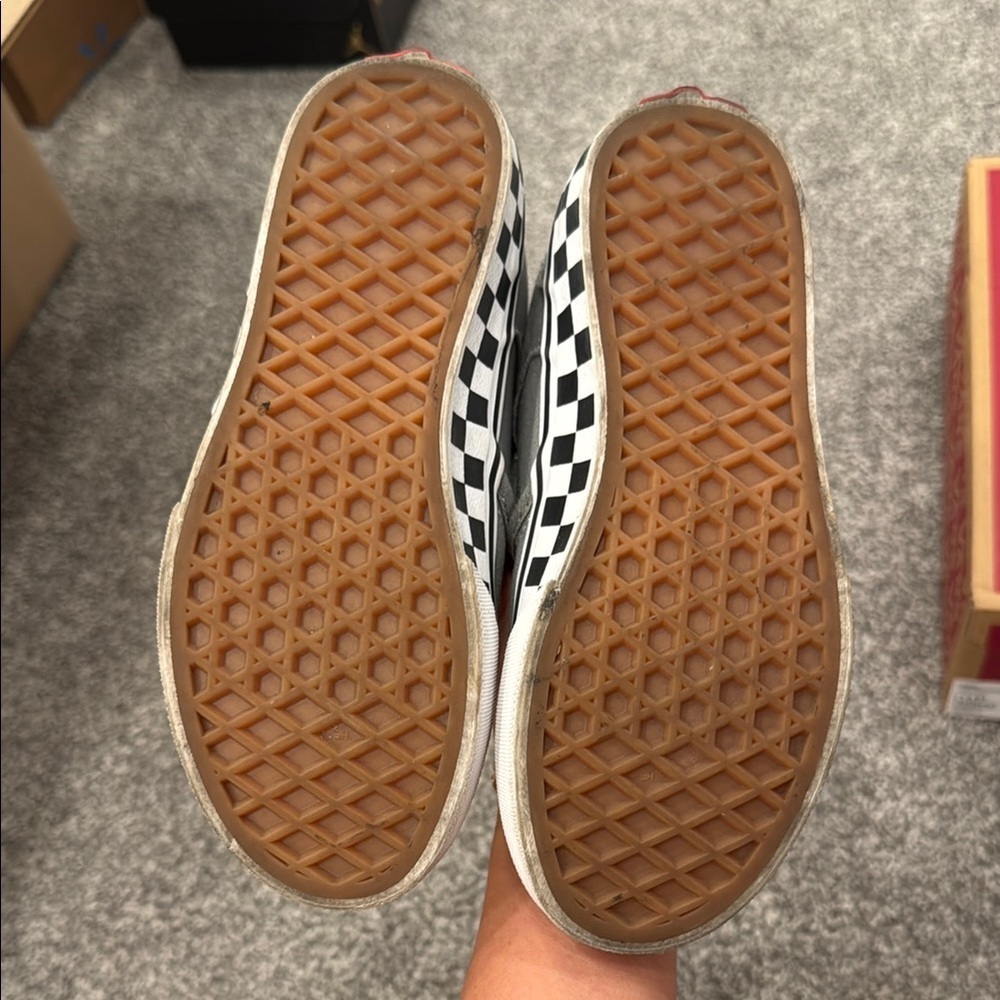 Vans Classic Gray Slip-On Shoes - Picture 5 of 8